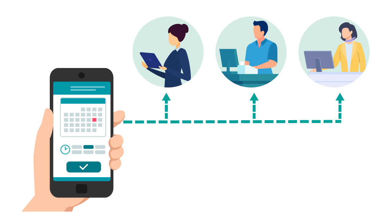 マルチカレンダーで複数店舗・拠点にも対応