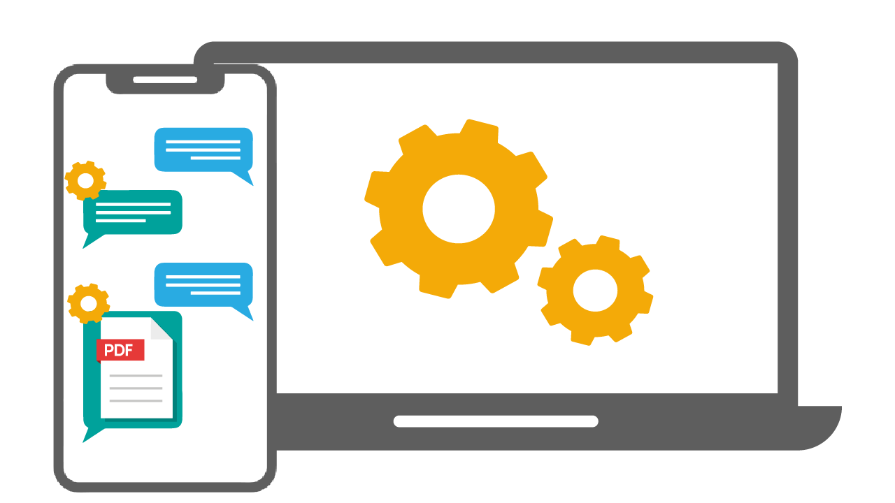 配信・問い合わせ対応の仕組み化